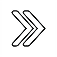 Obraz premium vector black arrow icon illustration