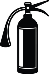 vector fire extinguisher icon on white background 