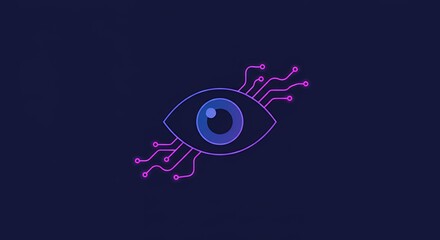 Digital eye graphic design