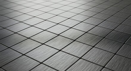 Gray tile floor pattern