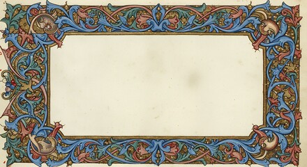Ornate decorative border pattern