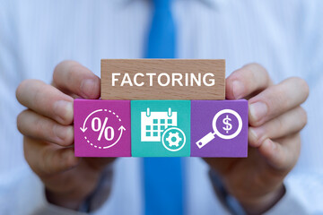 Concept of Factoring Factor Business Finance Banking. Factoring is range of financial services for...