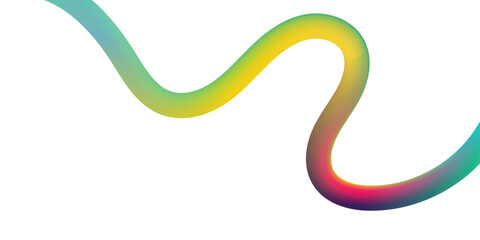 Colorful abstract background. Creative design element Color Swirl Lines with Rainbow Gradient abstract colorful wave background template
