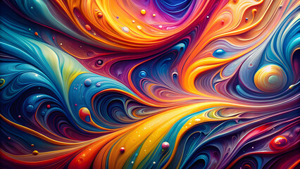 abstract fractal background with space