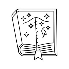 fairy tale book icon, fairy tale book vector illustration-simple illustration of fairy tale book, perfect for fairy tale book logos and icons