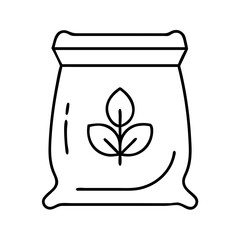 fertilizer bag icon, fertilizer bag vector illustration-simple illustration of fertilizer bag, perfect for fertilizer bag logos and icons