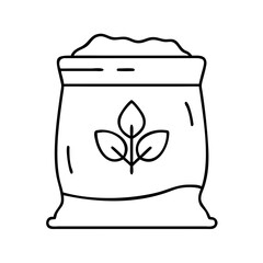 fertilizer bag icon, fertilizer bag vector illustration-simple illustration of fertilizer bag, perfect for fertilizer bag logos and icons