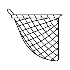 fishing net icon, fishing net vector illustration-simple illustration of fishing net, perfect for fishing net logos and icons