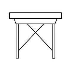folding table icon, folding table vector illustration-simple illustration of folding table, perfect for folding table logos and icons