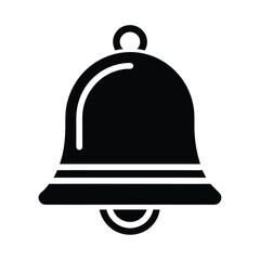 Minimal Bell Icon for Notifications and Alerts