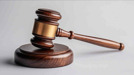 a judges gavel white background