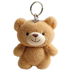 Teddy Bear Charm: A cuddly teddy bear keychain dangles with playful charm, its plush fur and sweet smile radiating comfort and nostalgia, evoking the simple joys of childhood.