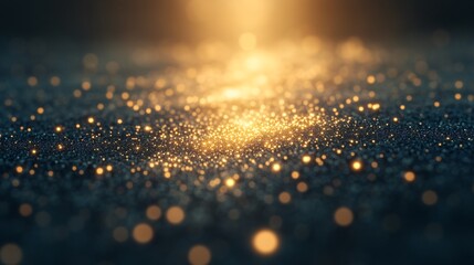 Shimmering water surface, golden reflections shimmering in a tranquil setting, perfect for relaxation and serenity themes.