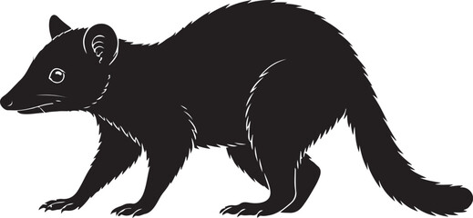 Dasyure Vector Silhouette