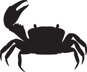 Fiddler Crab Vector Silhouette