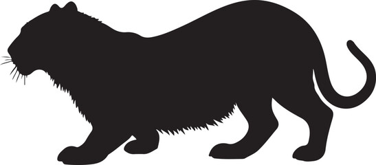 Queensland Tiger Vector Silhouette