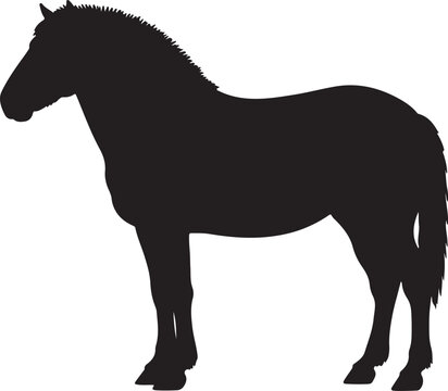 Tarpan Vector Silhouette