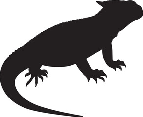 Uromastyx Vector Silhouette