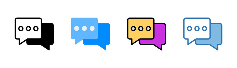 Naklejka premium Chat Icon