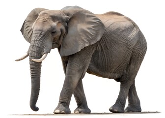 Obraz premium Profile of an African Elephant in Nature
