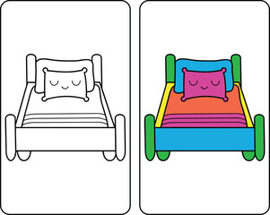 Adorable Donut and Pastry Coloring Pages for Children Kawaii Style Donuts with Smiling Faces and Icing for Creative Fun