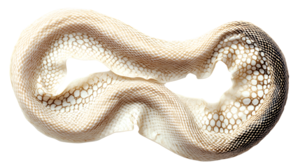 old dried snake skin