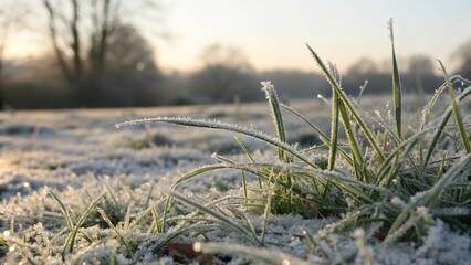 frost-on-the-grass