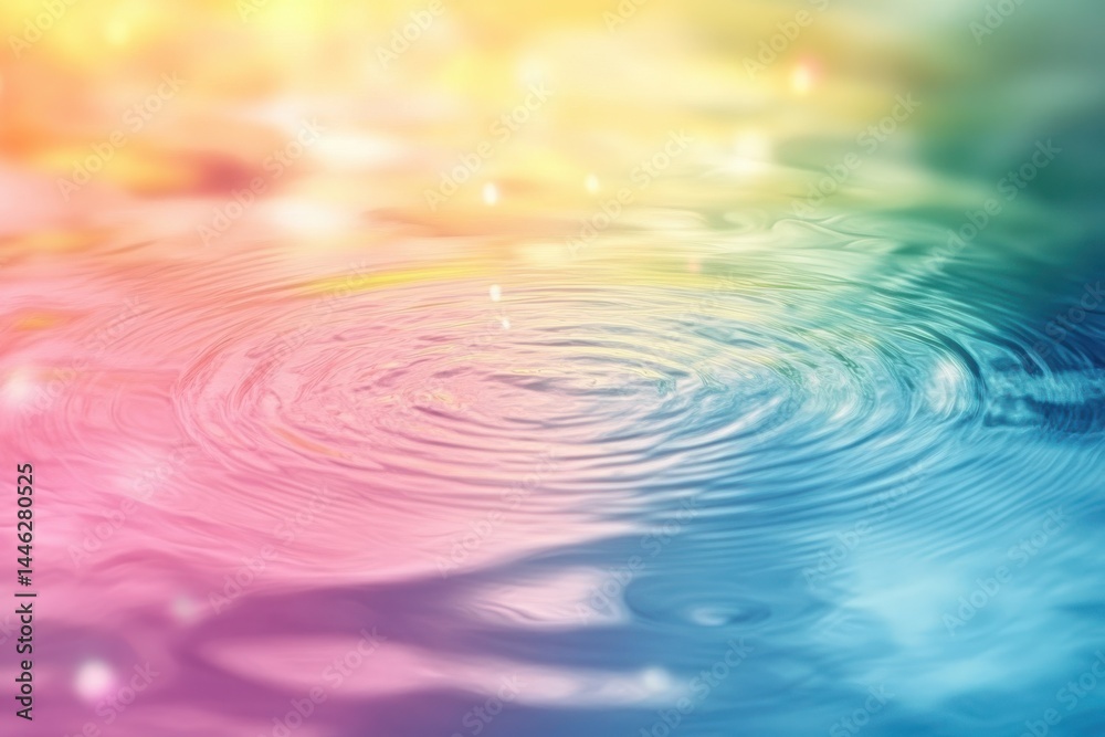 Fototapete fluid ripple loop haze prism background