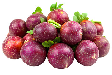 Fototapeta premium Fresh Purple Radishes Harvest Closeup Still Life Photo