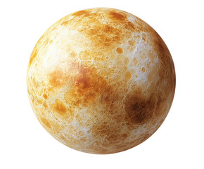 Exploring venus planetary science outer space digital view isolated on transparent background