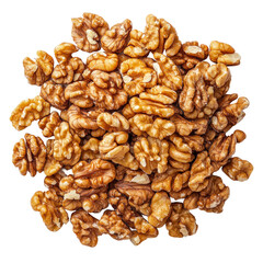 Nutritional benefits of walnuts kitchen food home isolated on transparent background