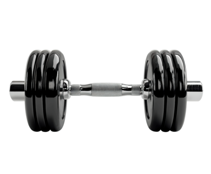 Weightlifting equipment gym fitness gear strength isolated on transparent background