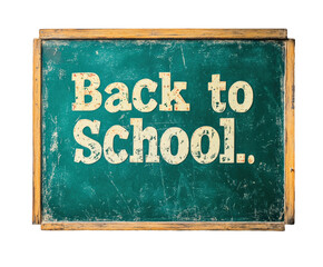 Back to school event classroom learning education fun environment isolated on transparent background