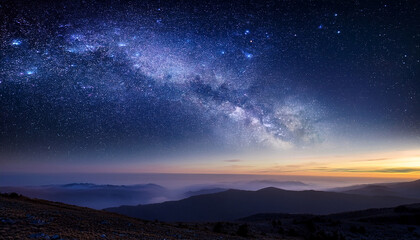 Naklejka premium space clouds of cassiopeia