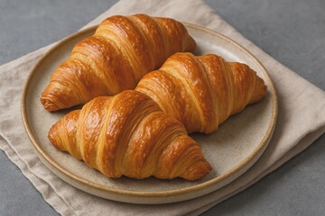 croissants on a plate