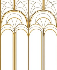 This vintage linear template features an art deco frame and patterned background, ideal for use on wedding invitations, leaflets, and greeting cards