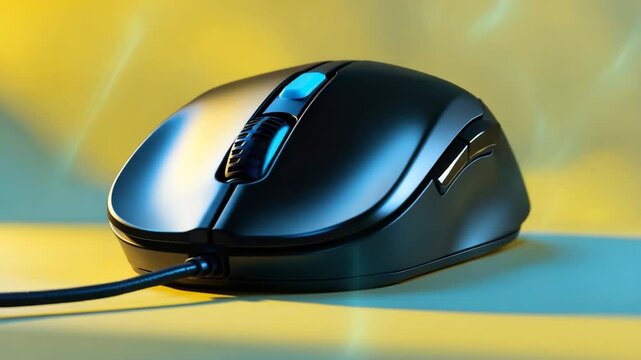 Bluetooth mouse placed on a simple backdrop