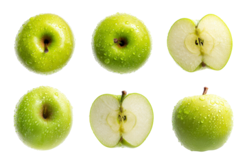 Low-angle crimson apple glowing with natural sheen