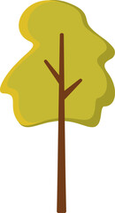 Extinguished fire with smoke. Vector