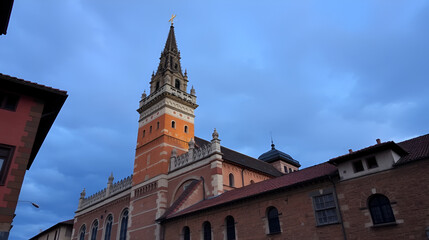 Obraz premium ferrara, italien - girolamo savonarola predigt den weltuntergang