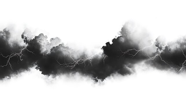 Thunder cloud lightning strike explosion images