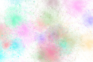 カラフルな飛沫の背景