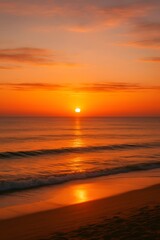 Obraz premium sunset over the sea
