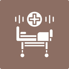 Fototapeta premium Bed Icon