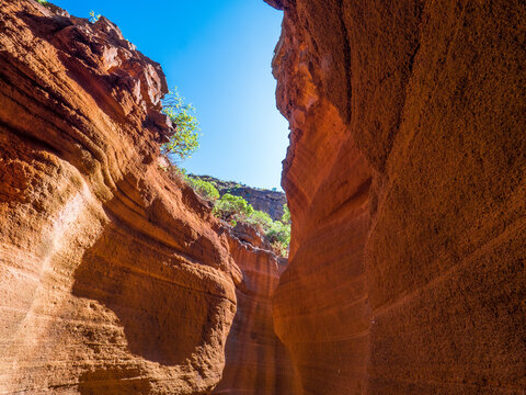 Baranco de las vacas, Grand canary, on a sunny day