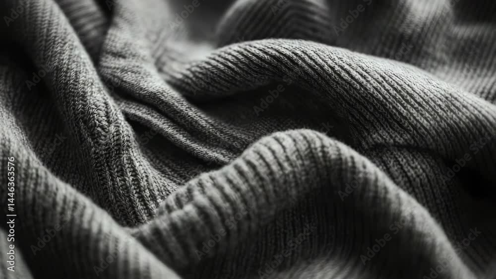 Poster a close-up shot of a blanket in a photography studio setting, suitable for use as a texture or prop
