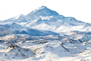 Fototapeta premium Majestic Snowy Mountain Range