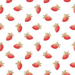 strawberry seamless pattern 