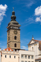 Black tower - townhall building in Ceske Budejovice