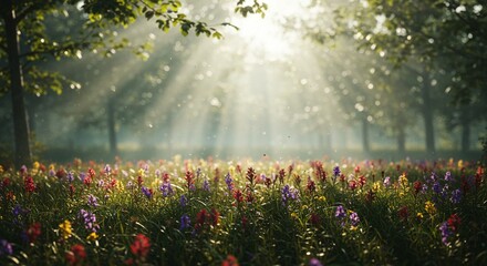 Obraz premium field of flowers